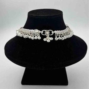 Silver Kismat Fancy Gugri Anklets