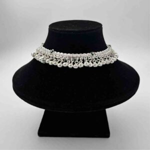 Silver Kismat Fancy Gugri Anklets