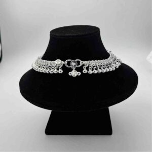 Silver Kismat Fancy Gugri Anklets