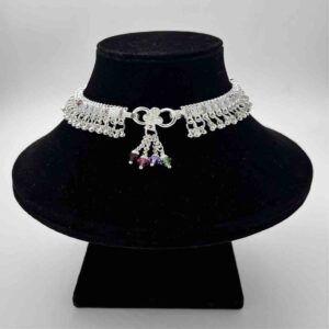 Silver Kismat Fancy Shalang Gugri Design Payal