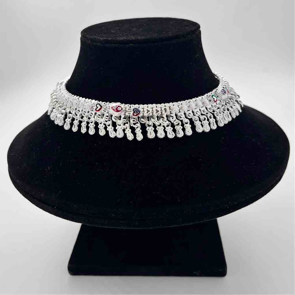 Silver Kismat Fancy Medium Weight Design Payal
