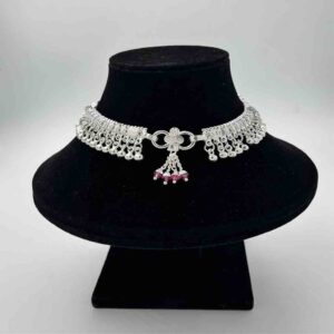 Silver Kismat Fancy Shalang Gugri Anklets
