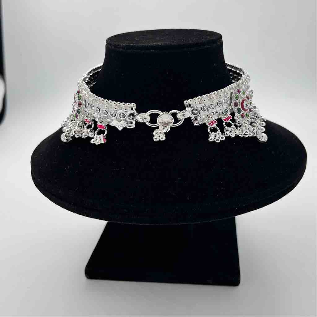 Silver Kismat Fancy Heavy Anklets Gugri