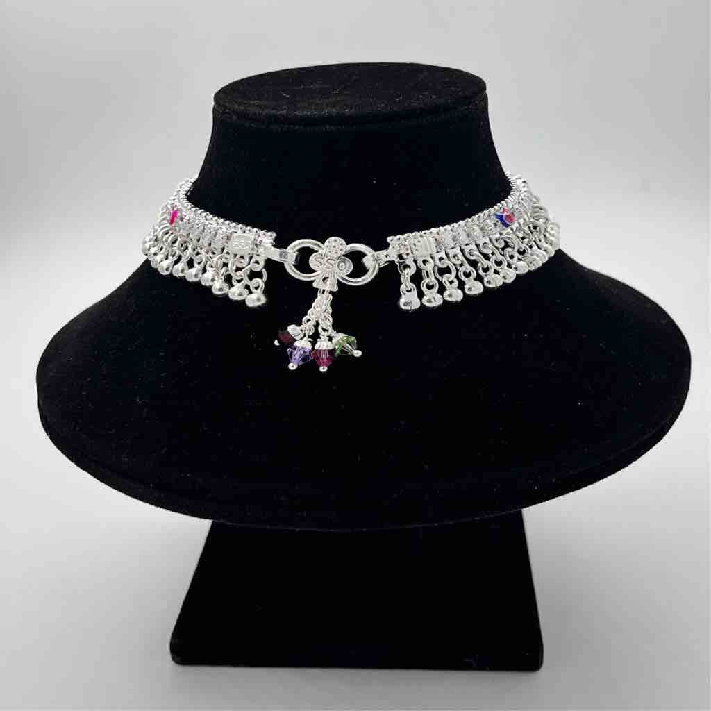 Silver Kismat Fancy Shalang Gugri Design Payal