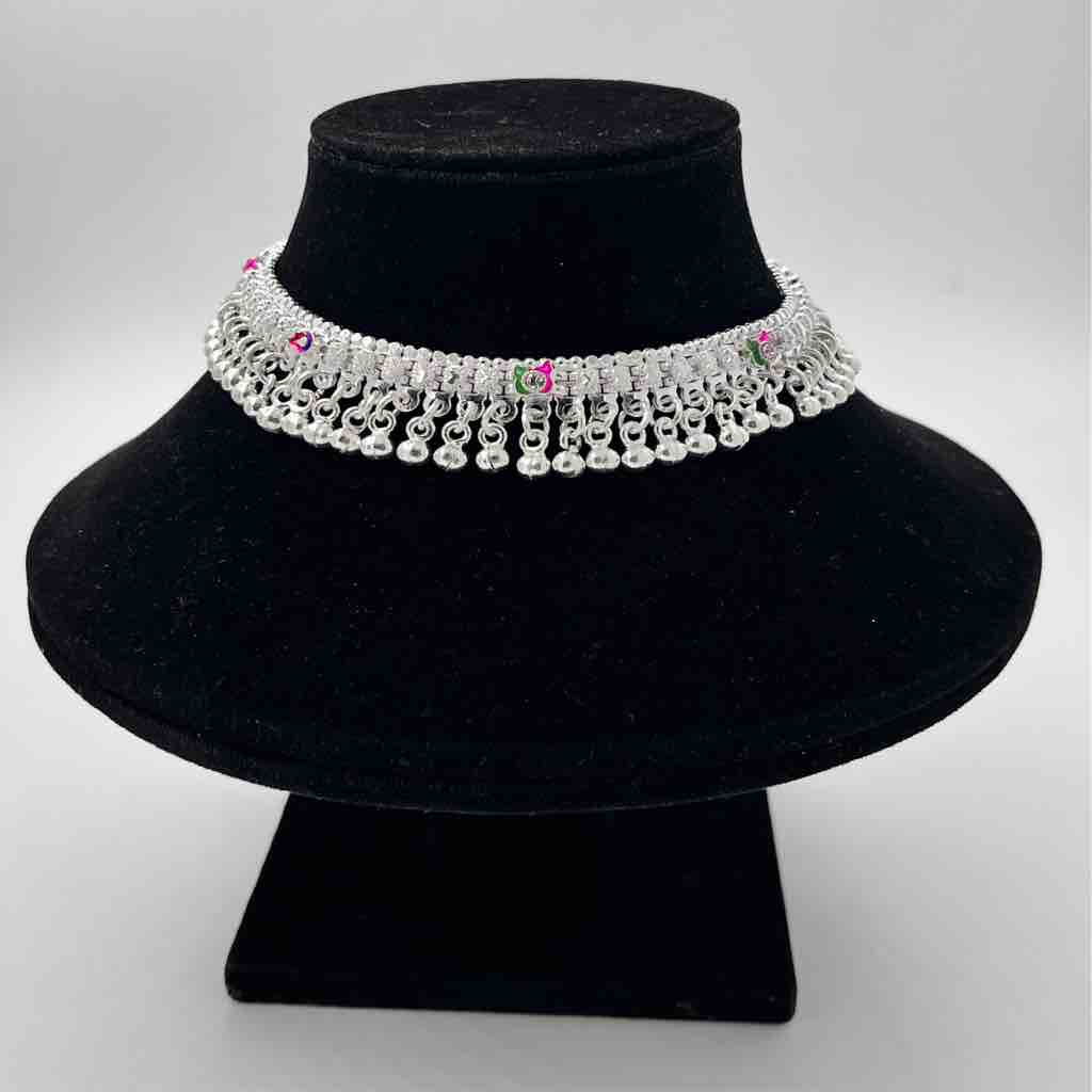 Silver Kismat Fancy Shalang Gugri Design Payal