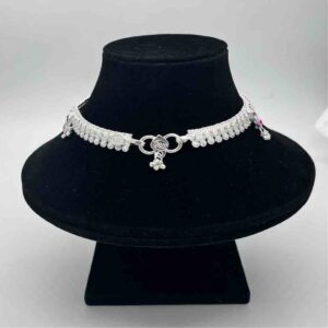 Silver Kismat Fancy Double Line Dal Design Payal