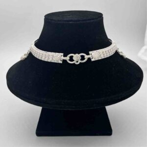Silver Kismat Fancy Simple Three Line Design Anklets