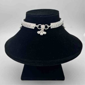Silver Kismat Fancy Plain Design Anklets