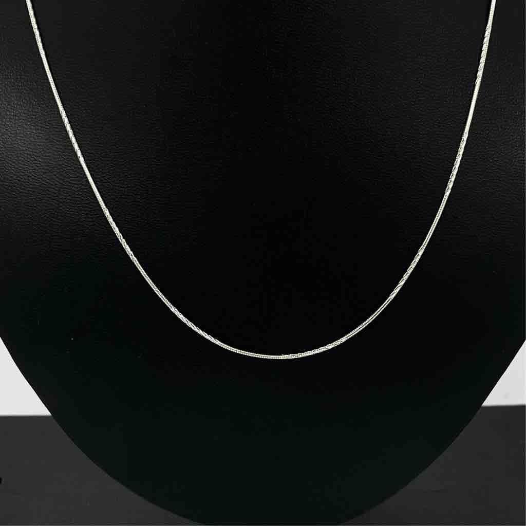 925 Sterling Silver Ladies Fancy Ahmedabadi Design Chain - Image 2