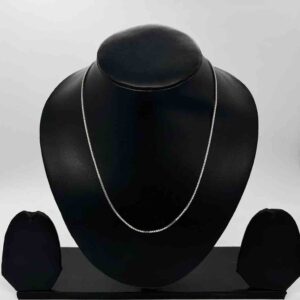 925 Sterling Silver Ladies Plain Classic Design Chain