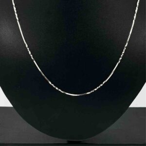 925 Streling Silver Ladies Disco Machin Design Chain