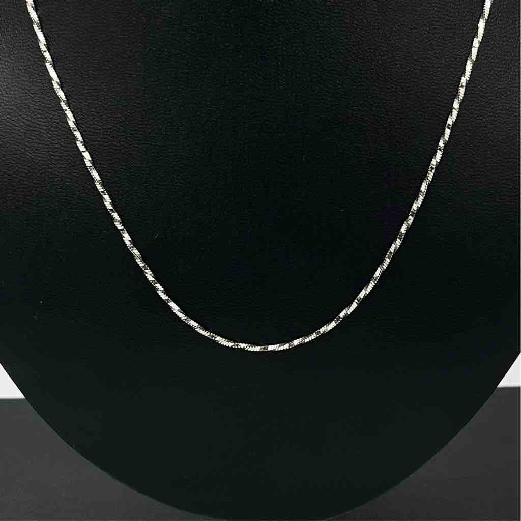 925 Streling Silver Ladies Disco Design Chain