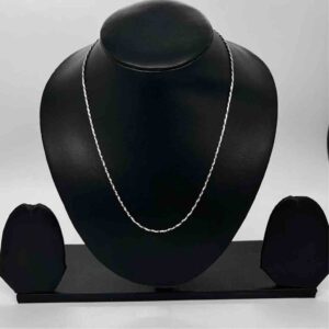 925 Streling Silver Ladies Disco Design Chain