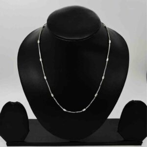 925 streling silver ladies boxe/machine design chain