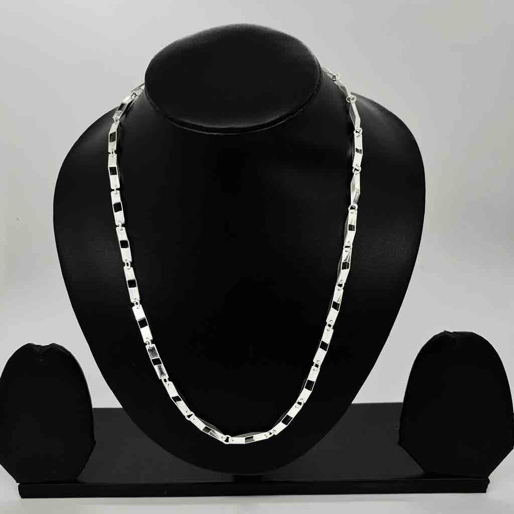 925 Sterling Silver Gents English (????????) Design Chain