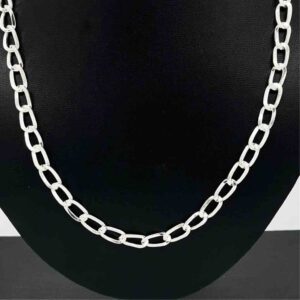925 Sterling Silver Gents Indo Italiyan Design Chain