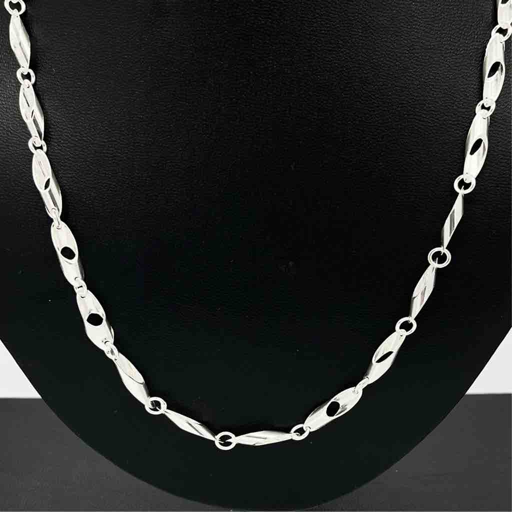 925 Sterling Silver Gents English Design Chain - Image 2