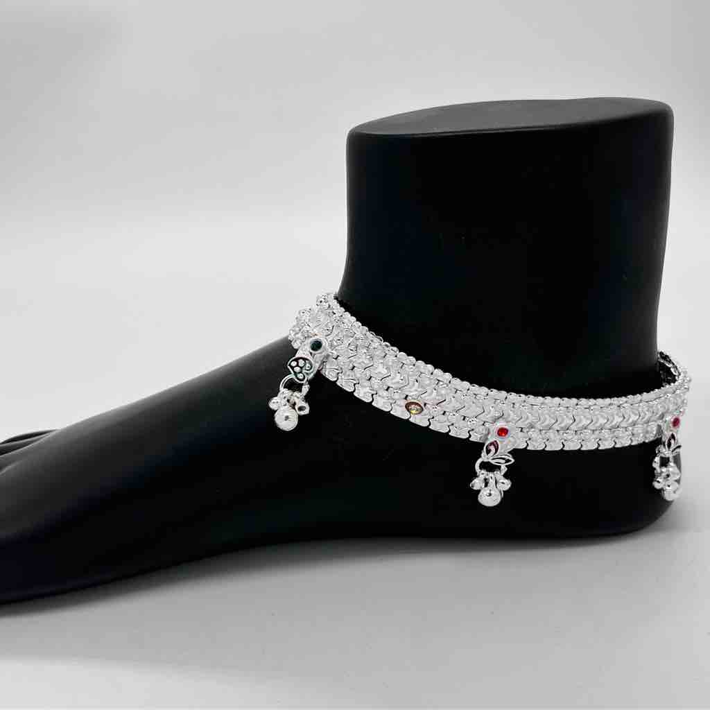 Silver Kismat Jadi Fancy Payal