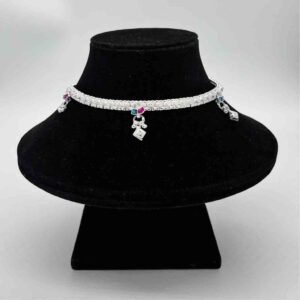 Silver Kismat Fancy Single Line Light Weight Payal