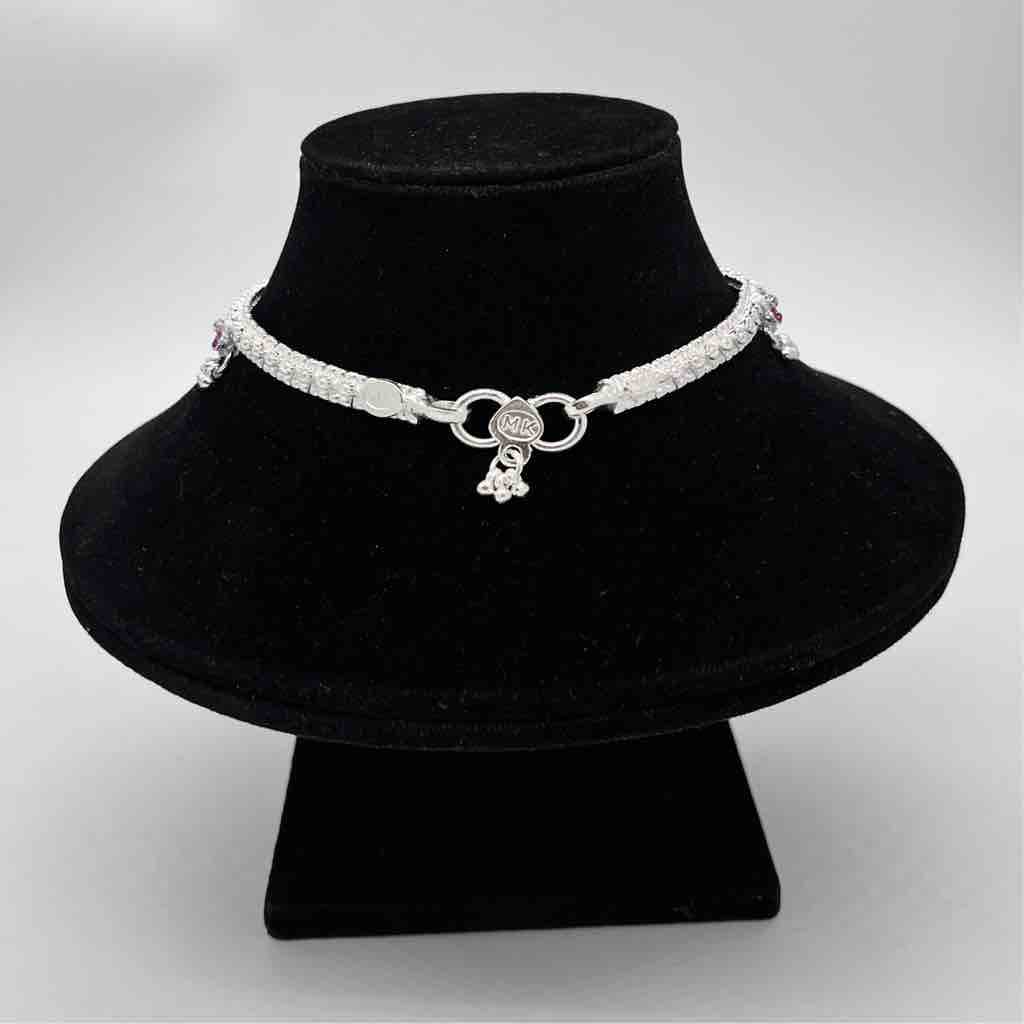 Silver kismat fancy rava design anklets