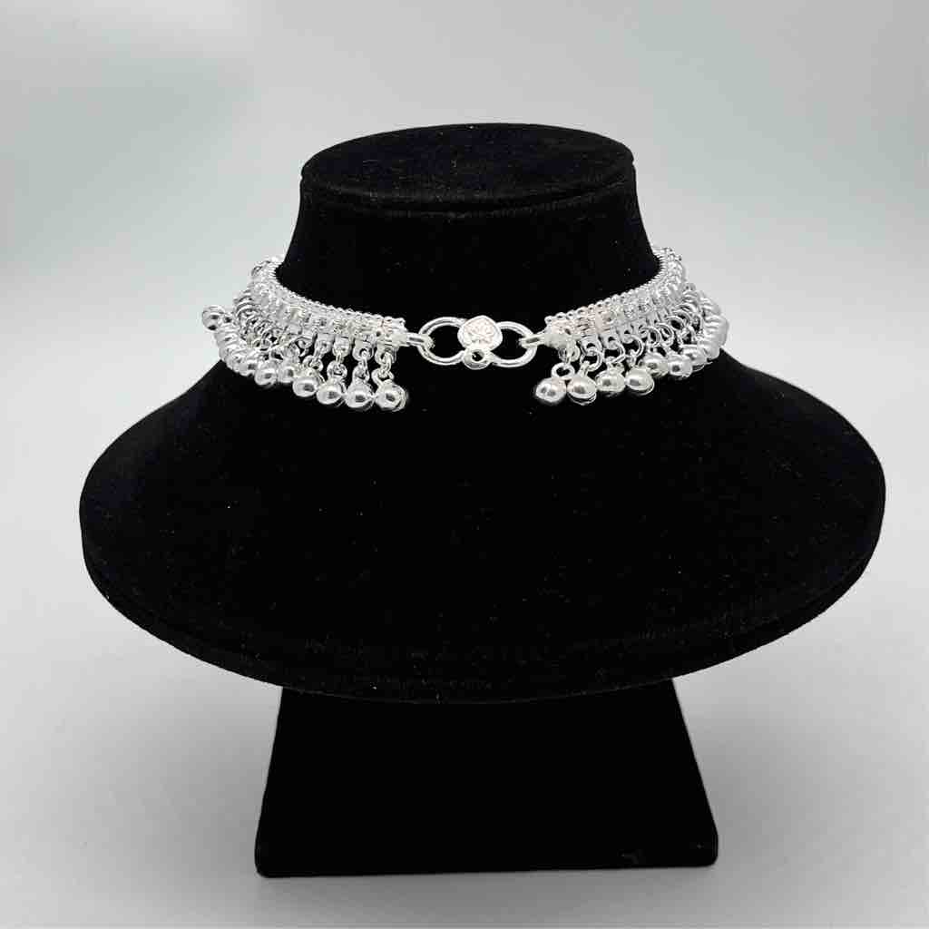 Silver Kismat Shalang Gugri Design Payal