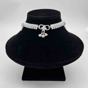 Silver kismat fancy dal design payal