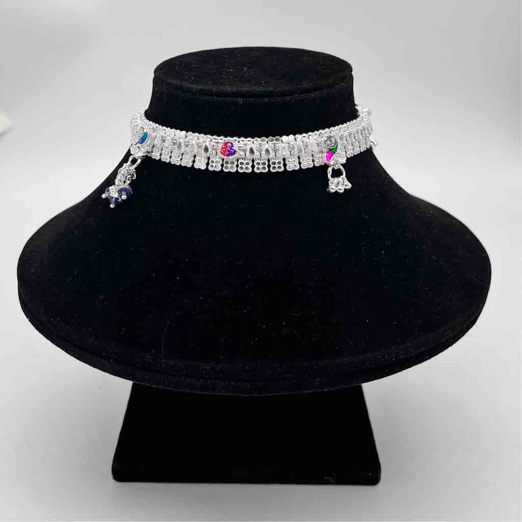 Silver Kismat Fancy Heavy Design Payal