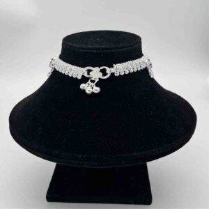 Silver kismat fancy anklets