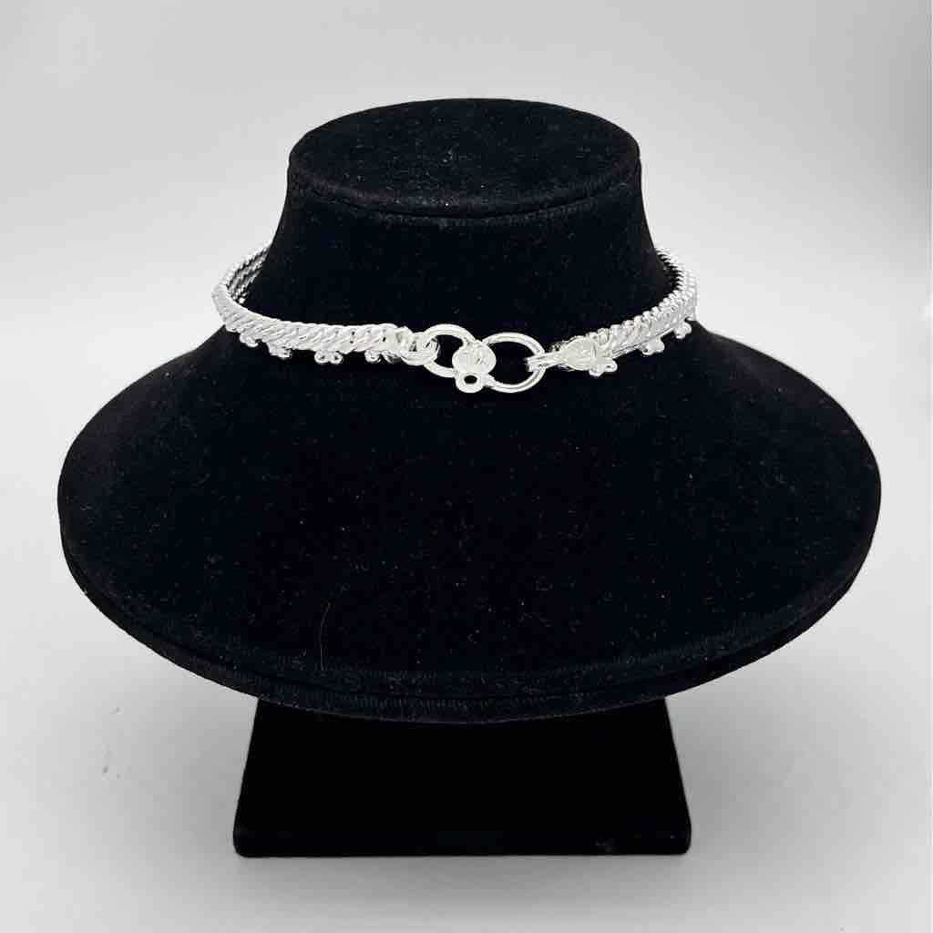 Silver Jiwan Dori Rava Design Anklets