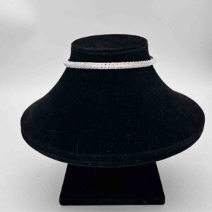 Silver Jiwan Dori Patta Design Anklets