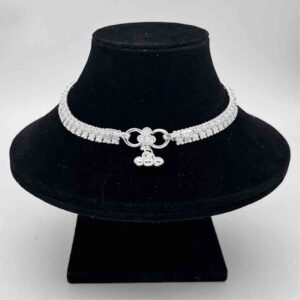 Silver Kismat One Line Dal Patta Design Payal