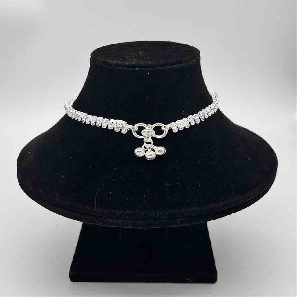 Silver Kismat Multi Colour Dal Design Payal