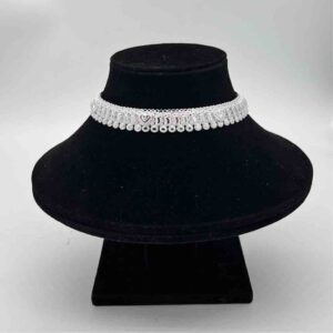 Silver Kismat Three Line Plain Patta Payal
