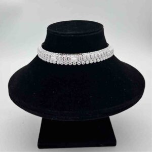 Silver Kismat Three Line Classical Design Anklets