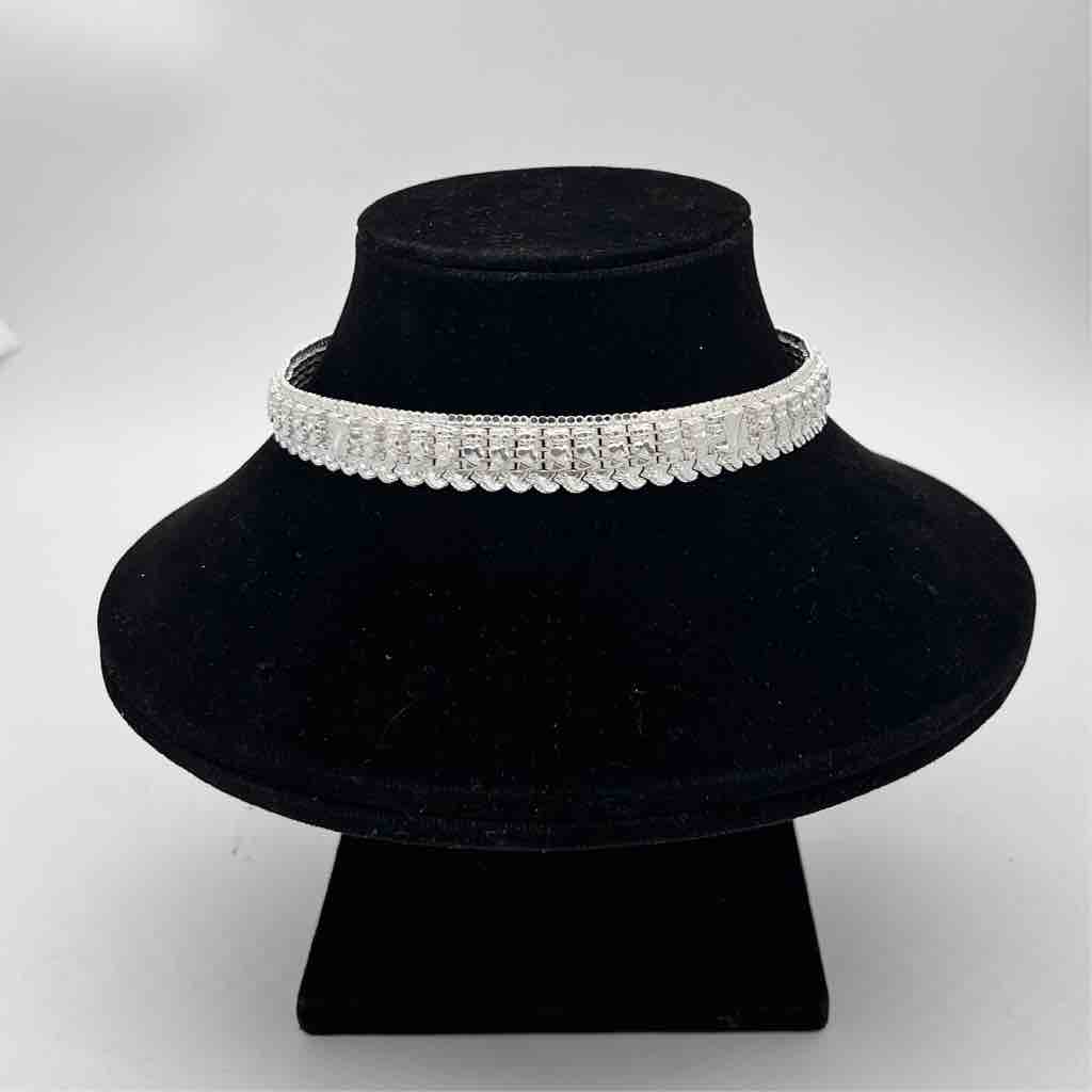 Silver Kismat Four Line New Design Anklets
