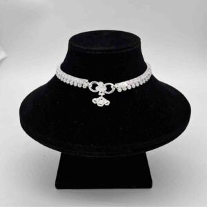 Silver Kismat Single Line Dal Design Payal