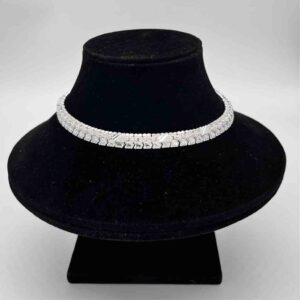 Silver Kismat Single Line Anklets