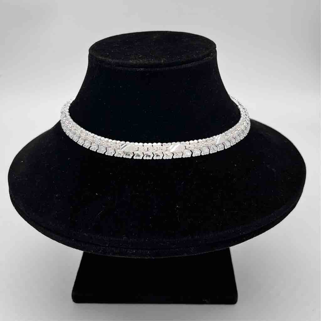 Silver Kismat Single Line Anklets