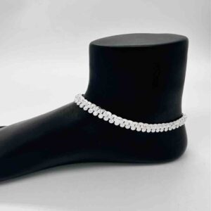 Silver Kismat Simple Light Weight Payal