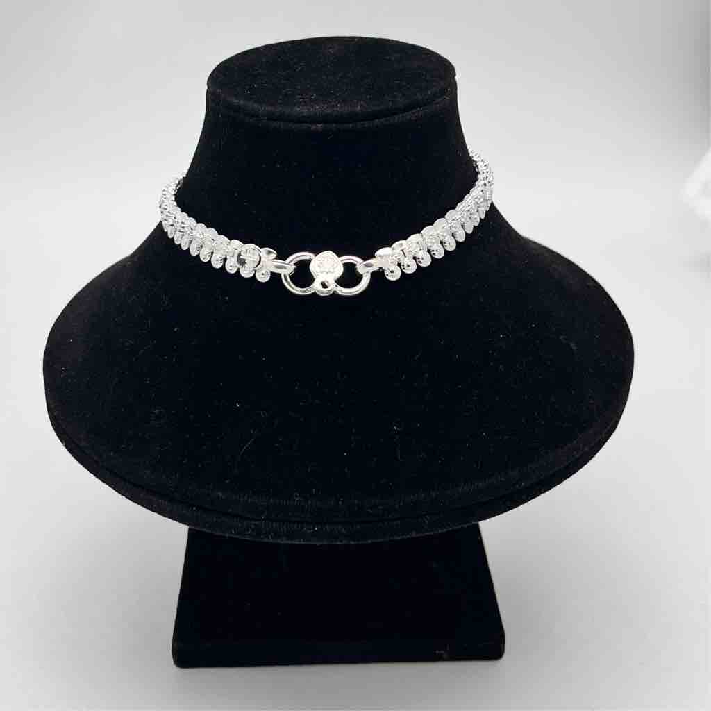 Silver Kismat Simple Light Weight Payal
