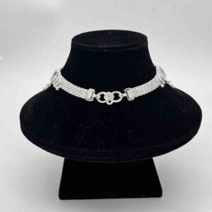 Silver Fancy Aagra Pan Design Anklets