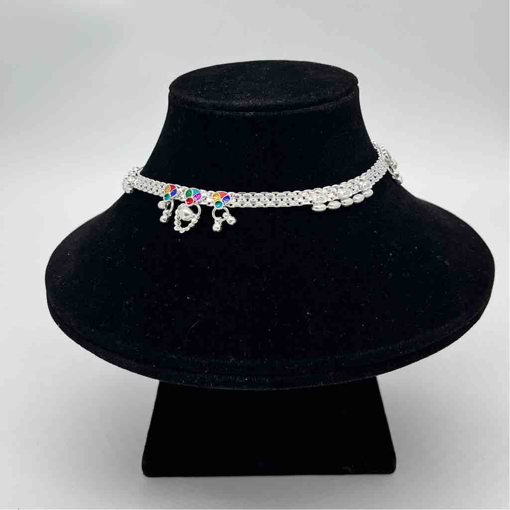 Silver Fancy Aagra Light Weight Design Payal