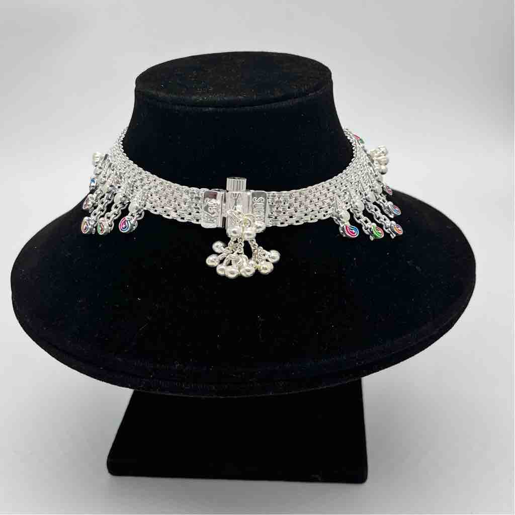 Silver Aagra Fancy Heavy Design Payal