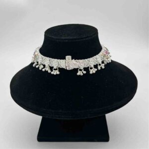 Silver Aagra Fancy Shalang Gugri Design Payal