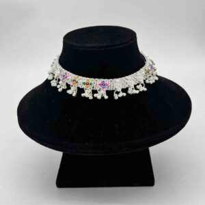 Silver Aagra Fancy Shalang Gugri Design Payal