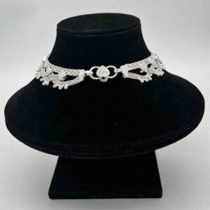 Silver Aagra Fancy Jull Design Anklets
