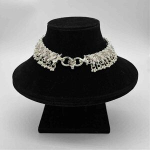 Silver Jodhpuri Heavy weight Khusbu Design Anklets