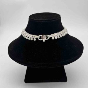 Silver Jodhpuri Fancy Nakshi Dal Design Payal