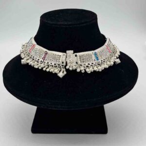 Silver Bombay Fancy Design Anklets