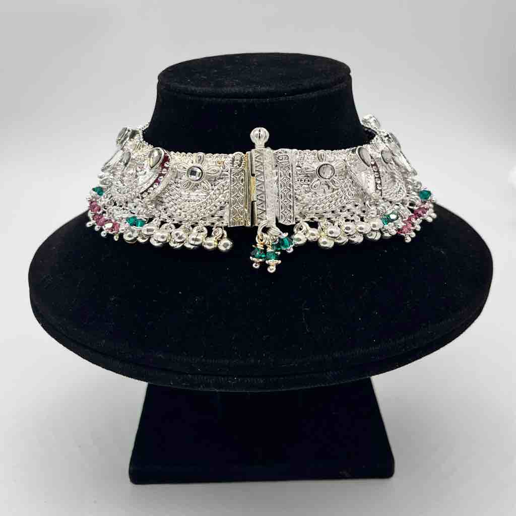 Silver Heavy Bombay Fancy Design Payal